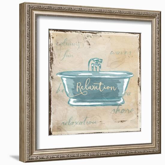 Relaxation Shells-Jace Grey-Framed Art Print