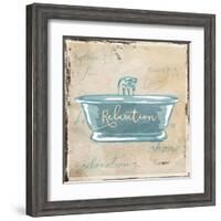 Relaxation Shells-Jace Grey-Framed Art Print