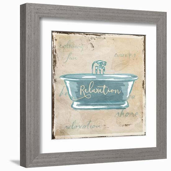 Relaxation Shells-Jace Grey-Framed Art Print