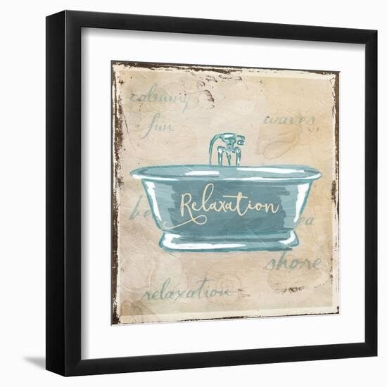 Relaxation Shells-Jace Grey-Framed Art Print