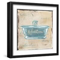 Relaxation Shells-Jace Grey-Framed Art Print