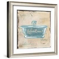 Relaxation Shells-Jace Grey-Framed Art Print