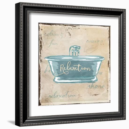 Relaxation Shells-Jace Grey-Framed Art Print