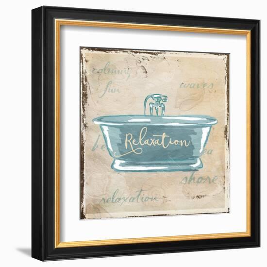 Relaxation Shells-Jace Grey-Framed Art Print