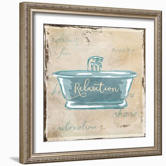 Relaxation Shells-Jace Grey-Framed Art Print