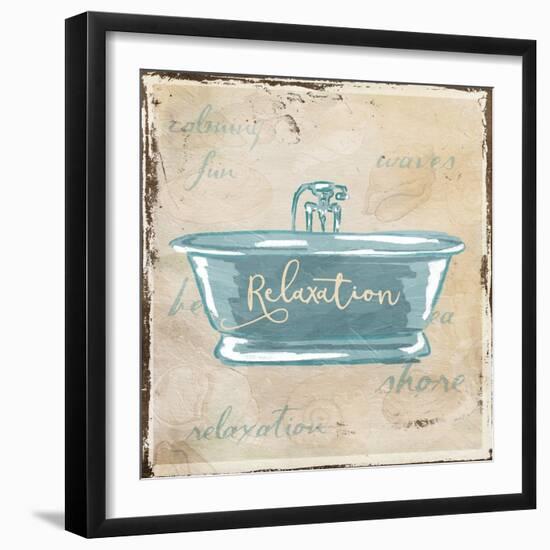 Relaxation Shells-Jace Grey-Framed Art Print