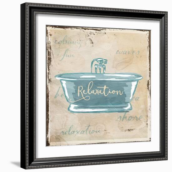 Relaxation Shells-Jace Grey-Framed Art Print