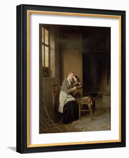 Relaxing After the Day's Work-Hubert Salentin-Framed Giclee Print