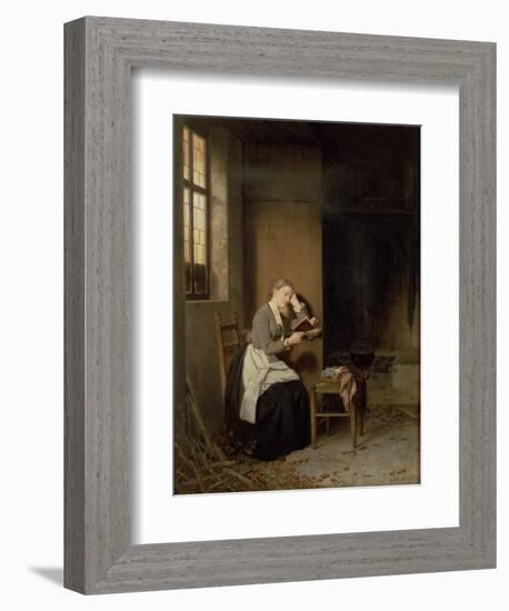 Relaxing After the Day's Work-Hubert Salentin-Framed Giclee Print