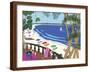 Relaxing At The Beach-Cindy Wider-Framed Giclee Print