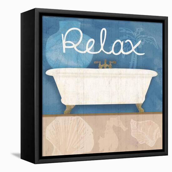 Relaxing Bath-Lauren Gibbons-Framed Stretched Canvas