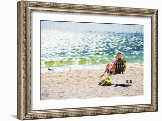 Relaxing Day - In the Style of Oil Painting-Philippe Hugonnard-Framed Giclee Print