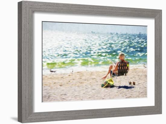 Relaxing Day - In the Style of Oil Painting-Philippe Hugonnard-Framed Giclee Print