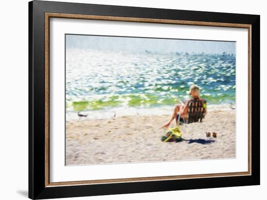 Relaxing Day - In the Style of Oil Painting-Philippe Hugonnard-Framed Giclee Print