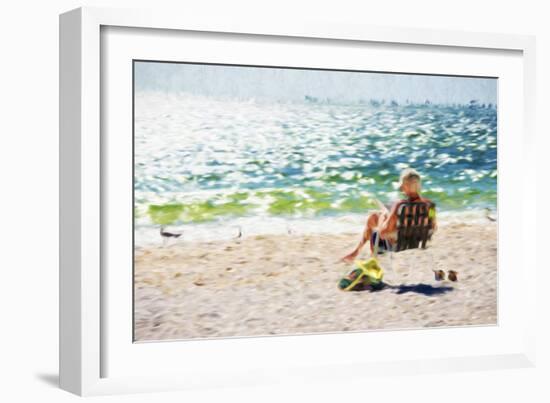 Relaxing Day - In the Style of Oil Painting-Philippe Hugonnard-Framed Giclee Print