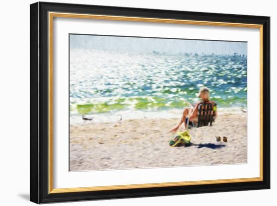 Relaxing Day - In the Style of Oil Painting-Philippe Hugonnard-Framed Giclee Print