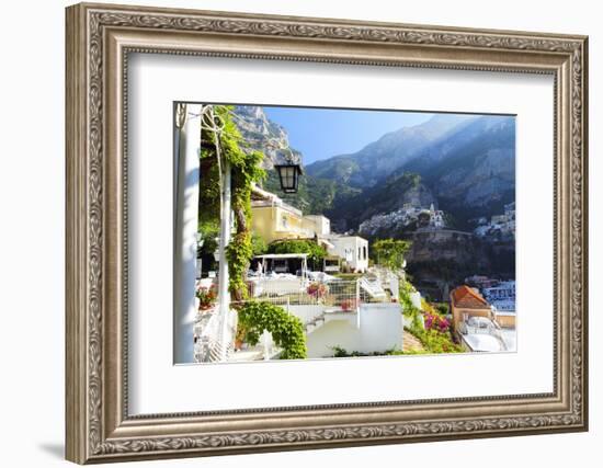 Relaxing Positano Morning, Italy-George Oze-Framed Photographic Print