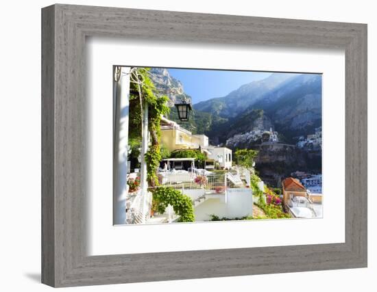 Relaxing Positano Morning, Italy-George Oze-Framed Photographic Print