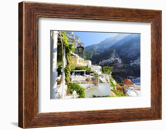 Relaxing Positano Morning, Italy-George Oze-Framed Photographic Print