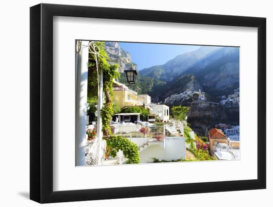 Relaxing Positano Morning, Italy-George Oze-Framed Photographic Print