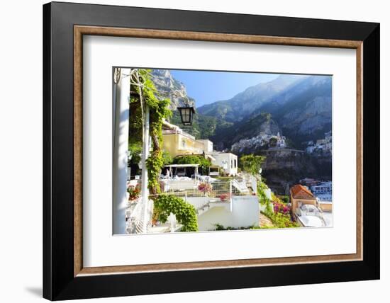 Relaxing Positano Morning, Italy-George Oze-Framed Photographic Print