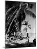 Relaxing under the Palms at Tahiti Beach, Coral Gables, Florida, March 23Rd, 1926-null-Mounted Photographic Print
