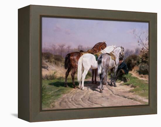 Relay Hunting, 1887-Rosa Bonheur-Framed Premier Image Canvas