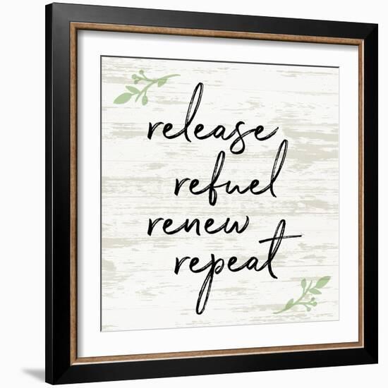 Release Refuel Renew Repeat-Anna Quach-Framed Art Print