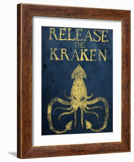 Release The Kraken-null-Framed Premium Giclee Print