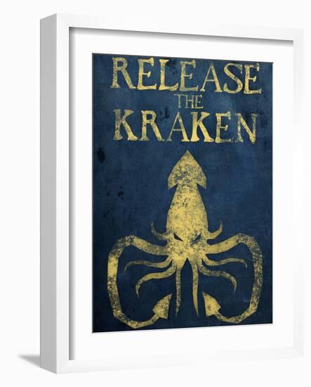 Release The Kraken-null-Framed Premium Giclee Print