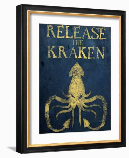 Release The Kraken-null-Framed Premium Giclee Print