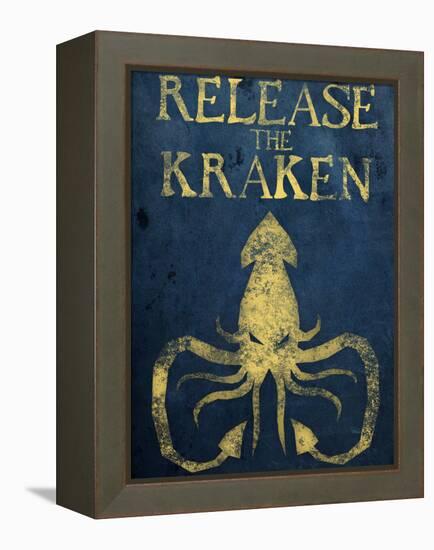 Release The Kraken-null-Framed Stretched Canvas