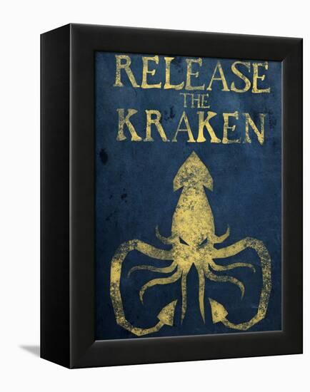 Release The Kraken-null-Framed Stretched Canvas
