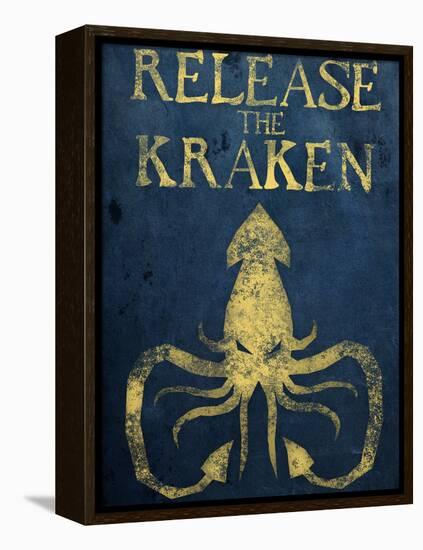 Release The Kraken-null-Framed Stretched Canvas