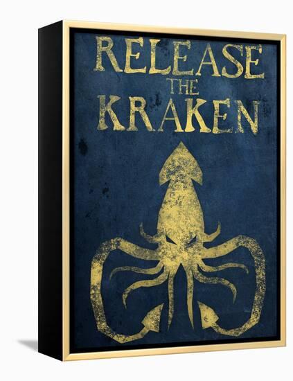 Release The Kraken-null-Framed Stretched Canvas