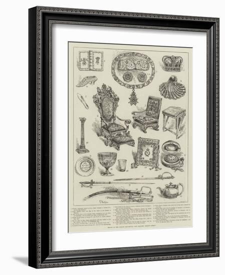 Relics at the Guelph Exhibition, New Gallery, Regent Street-Frank Watkins-Framed Giclee Print