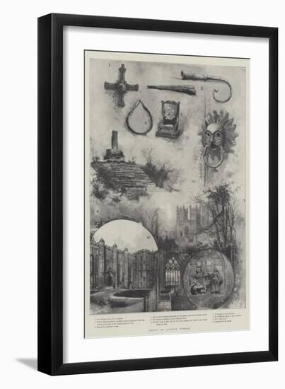 Relics of Ancient Durham-null-Framed Giclee Print