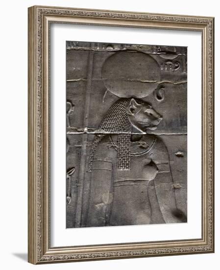 Relief Carvings Adorn the Walls of the Temple of Philae, Near Aswan, Egypt-Mcconnell Andrew-Framed Photographic Print