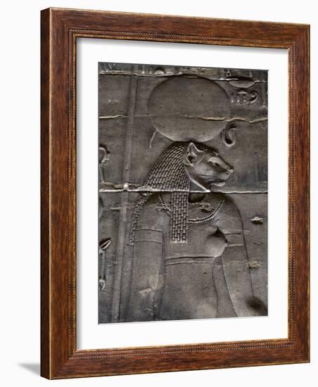 Relief Carvings Adorn the Walls of the Temple of Philae, Near Aswan, Egypt-Mcconnell Andrew-Framed Photographic Print