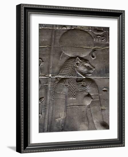 Relief Carvings Adorn the Walls of the Temple of Philae, Near Aswan, Egypt-Mcconnell Andrew-Framed Photographic Print