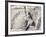 Relief Depicting a Groom Between Two Horses-null-Framed Giclee Print