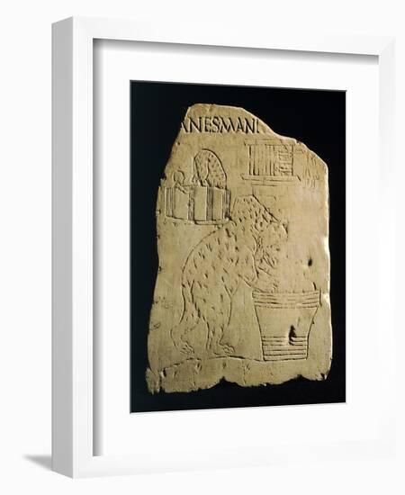 Relief Depicting Bears, Jugglers and Tumblers,-null-Framed Giclee Print