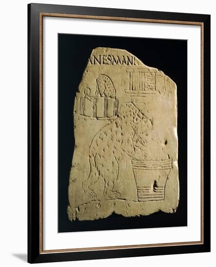 Relief Depicting Bears, Jugglers and Tumblers,-null-Framed Giclee Print