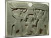 Relief Depicting Gilgamesh Between Two Bull-Men Supporting a Winged Sun Disk, Fr.Tell-Halaf, Syria-null-Mounted Giclee Print