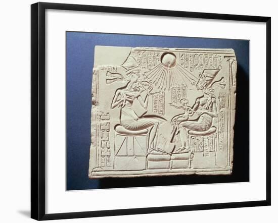 Relief Depicting King Amenhotep Iv-null-Framed Giclee Print