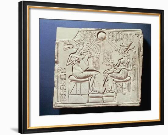 Relief Depicting King Amenhotep Iv-null-Framed Giclee Print