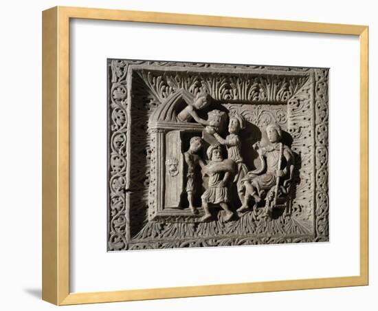 Relief Depicting Stories of Joseph-null-Framed Giclee Print