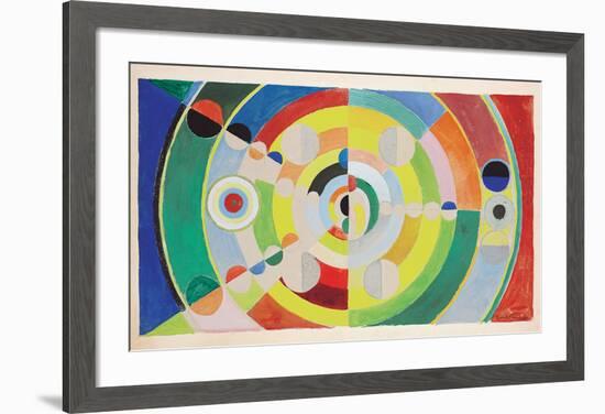 Relief-Disques, 1936-Robert Delaunay-Framed Premium Giclee Print