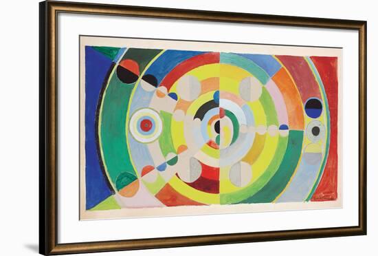 Relief-Disques, 1936-Robert Delaunay-Framed Premium Giclee Print