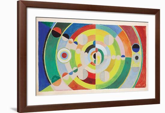 Relief-Disques, 1936-Robert Delaunay-Framed Premium Giclee Print